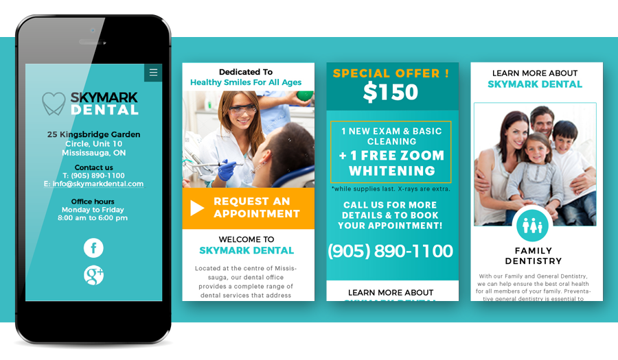 Skymark Dental Clinic Website Template